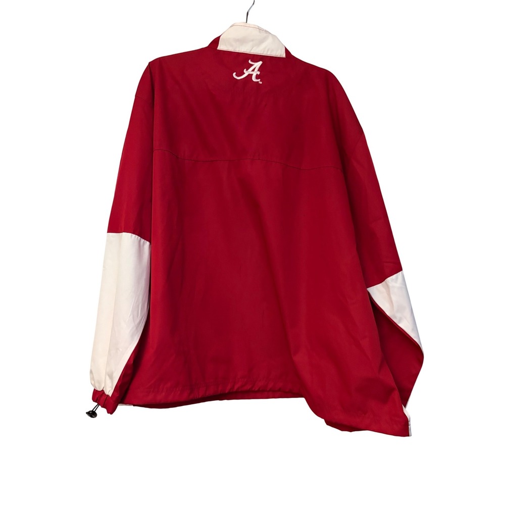 Knights Apparel Alabama Crimson Tide Quarter Zip Windbreaker Red‎ Mens 2XL - Picture 6 of 7